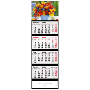 kalendarz czterodzielny - BUKIET