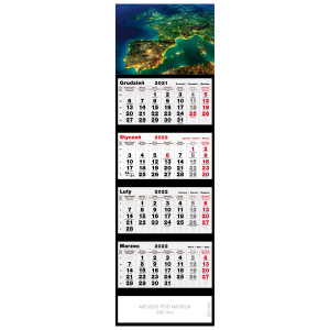 kalendarz czterodzielny - EUROPA