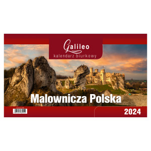 Kalendarz Biurkowy - STOJĄCY GALILEO - MALOWNICZA POLSKA
