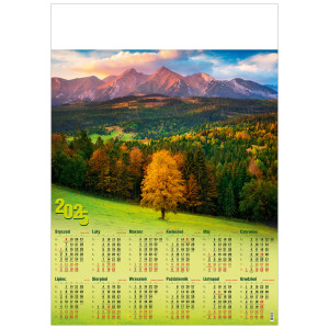 TATRY BIELSKIE kalendarz A1