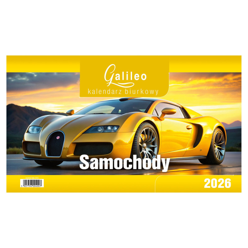 Kalendarz Biurkowy - STOJĄCY GALILEO - SAMOCHODY