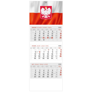 kalendarz trójdzielny -   POLSKA